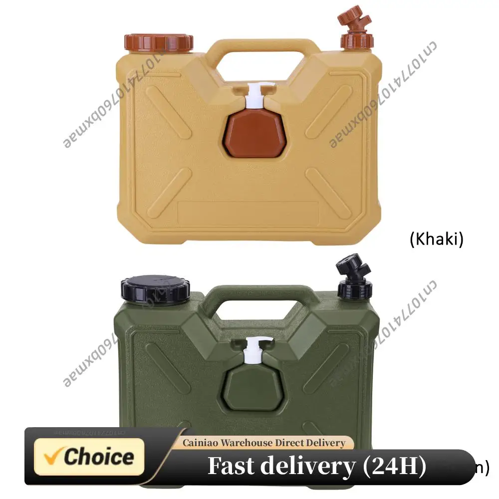 12L Outdoor Water Container with Faucet and Soap Dispenser Portable Water Tank for Camping Hiking Car Travel Picnic Hand Wash