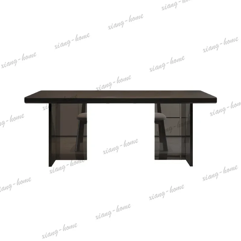 YJ Modern Minimalist Rock Slab Floating Table Modern Simple Acrylic Living Room Desk High-end Home Furniture Mobili Da Studio FY