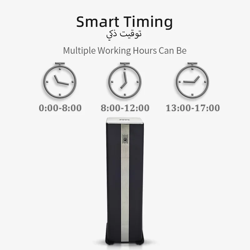 Namste-家庭用エッセンシャルオイルディフューザー、アロマセラピーマシン、大容量、スプレー香水、金属スマートタイム、家電、500ml