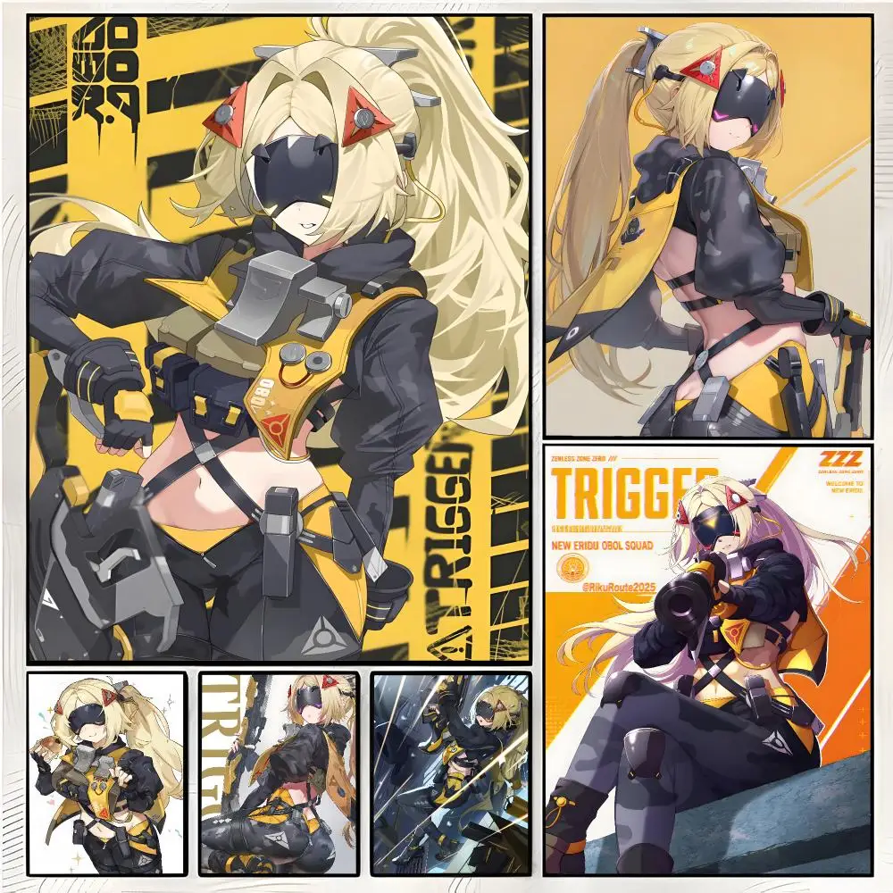 Game Character Trigger Zzz Poster Superior Home Space  Indoor Decorative Art & Home Decor