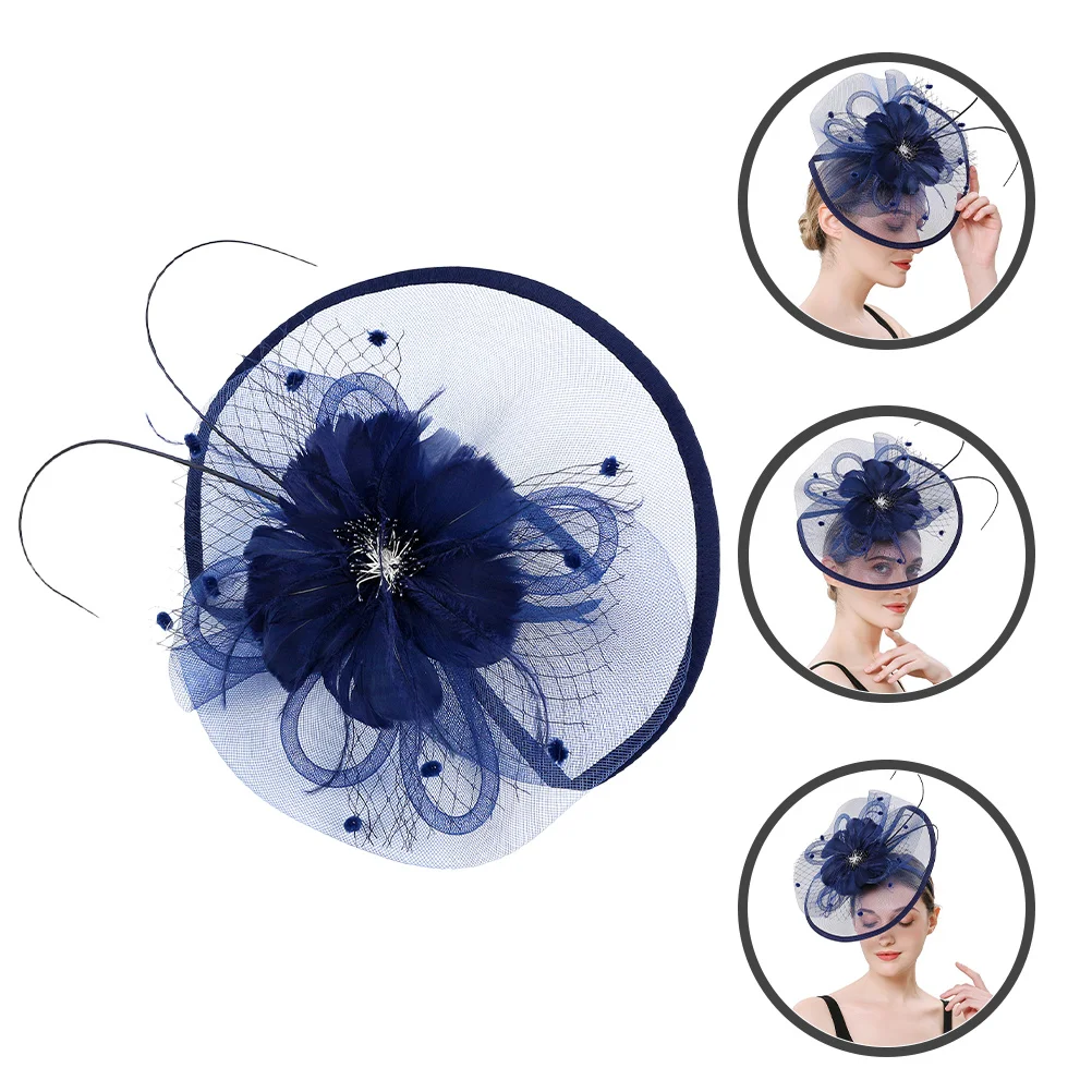 صافي تول فاسيناتور إكسسوار للشعر غطاء رأس نسائي لحفلات الزفاف والشاي والمناسبات الرسمية عتيقة 1920S فلابر #2
