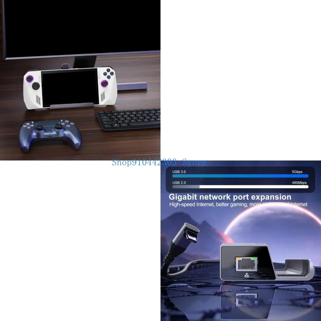 

L4MD Станция быстрого зарядки для геймеров 4K 60 Гц HDMI2.0 и подключения Ethernet