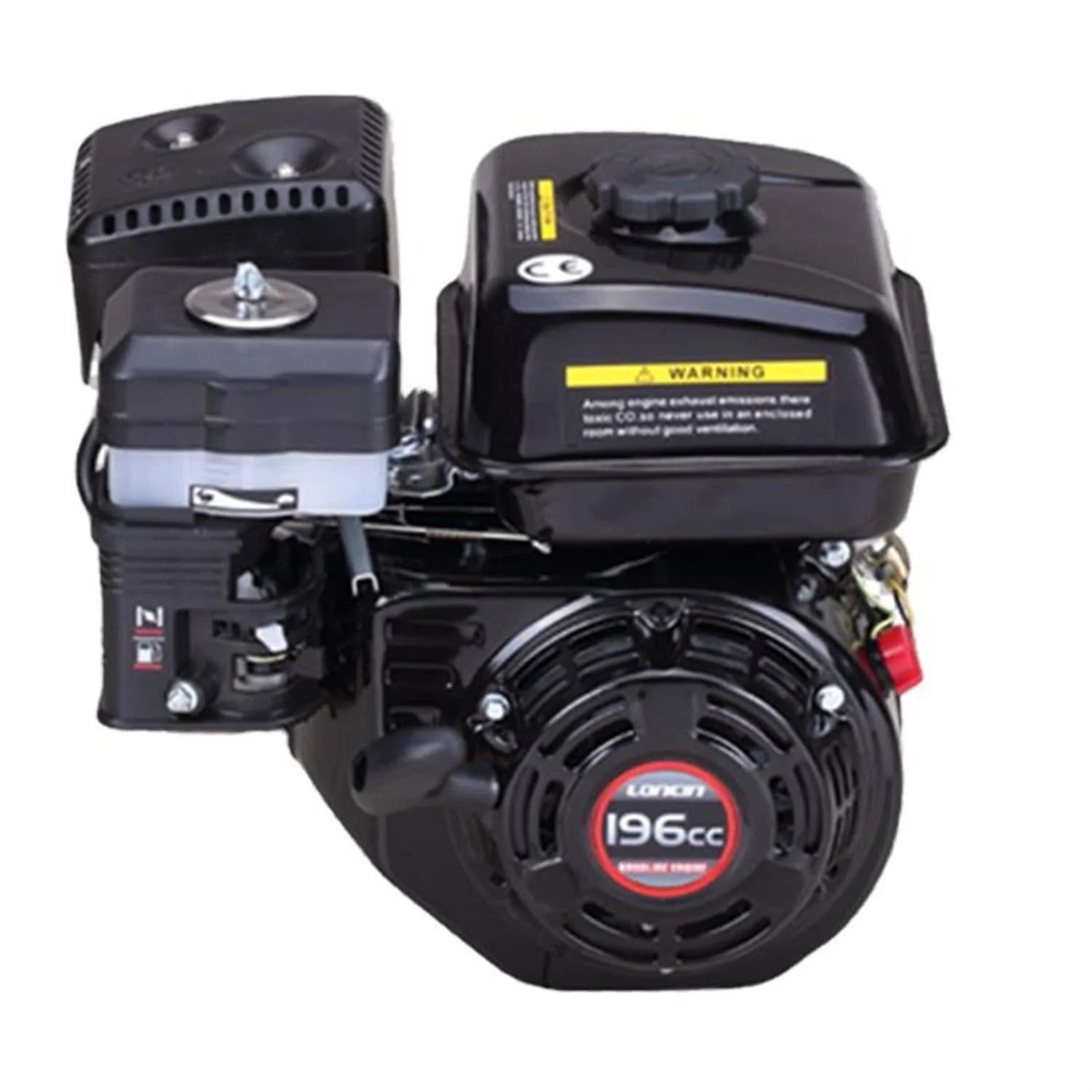 196cc G200f Loncin  Engine Manual Start 6.5HP Keyway Shaft Petrol Engine