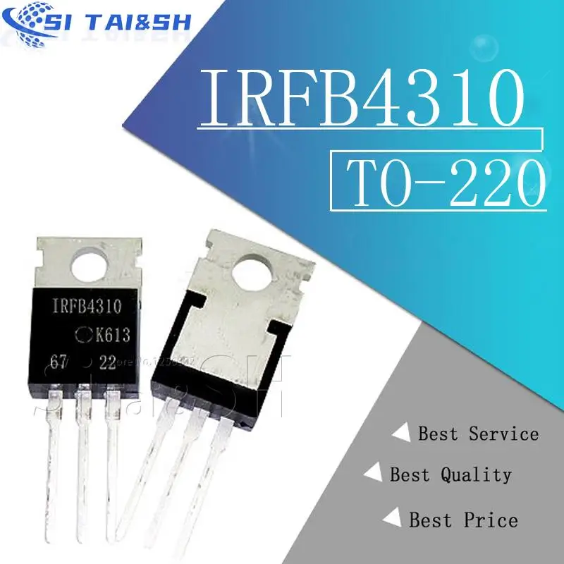 10 Uds IRFB4110PBF IRFB4110 TO-220 transistor IRFB3006 IRFB3077 IRFB3207 IRFB3306 IRFB3607 IRFB4110 IRFB4227 IRFB4310 IRFBC40