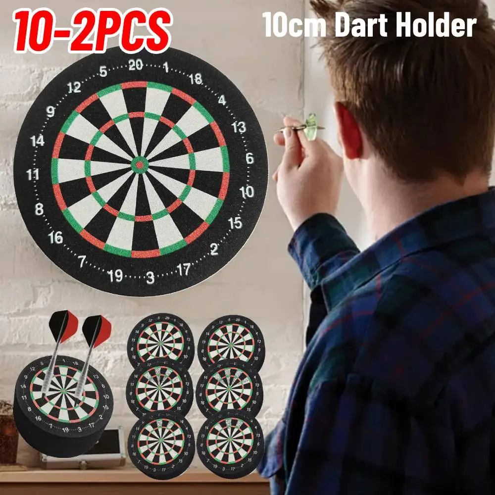 

10-2Pcs 10cm Dart Holder EVA Foam Mini Dart Dock Dart Base Station Dartboard Soft Dart Stand for Outdoor Home Family Party Games