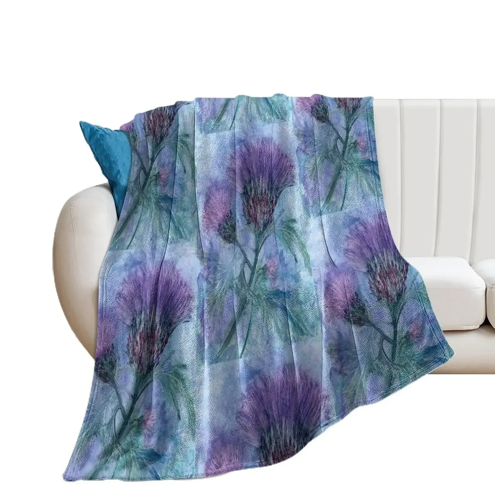 The Thistle Throw Blanket blankets and throws funny gift Blankets