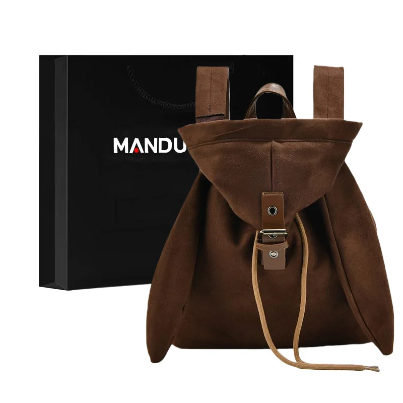 2026 New Bagpack New Plush Casual Rabbit Ears Lightweight Backpack Simple Package Versatile High Value Bag