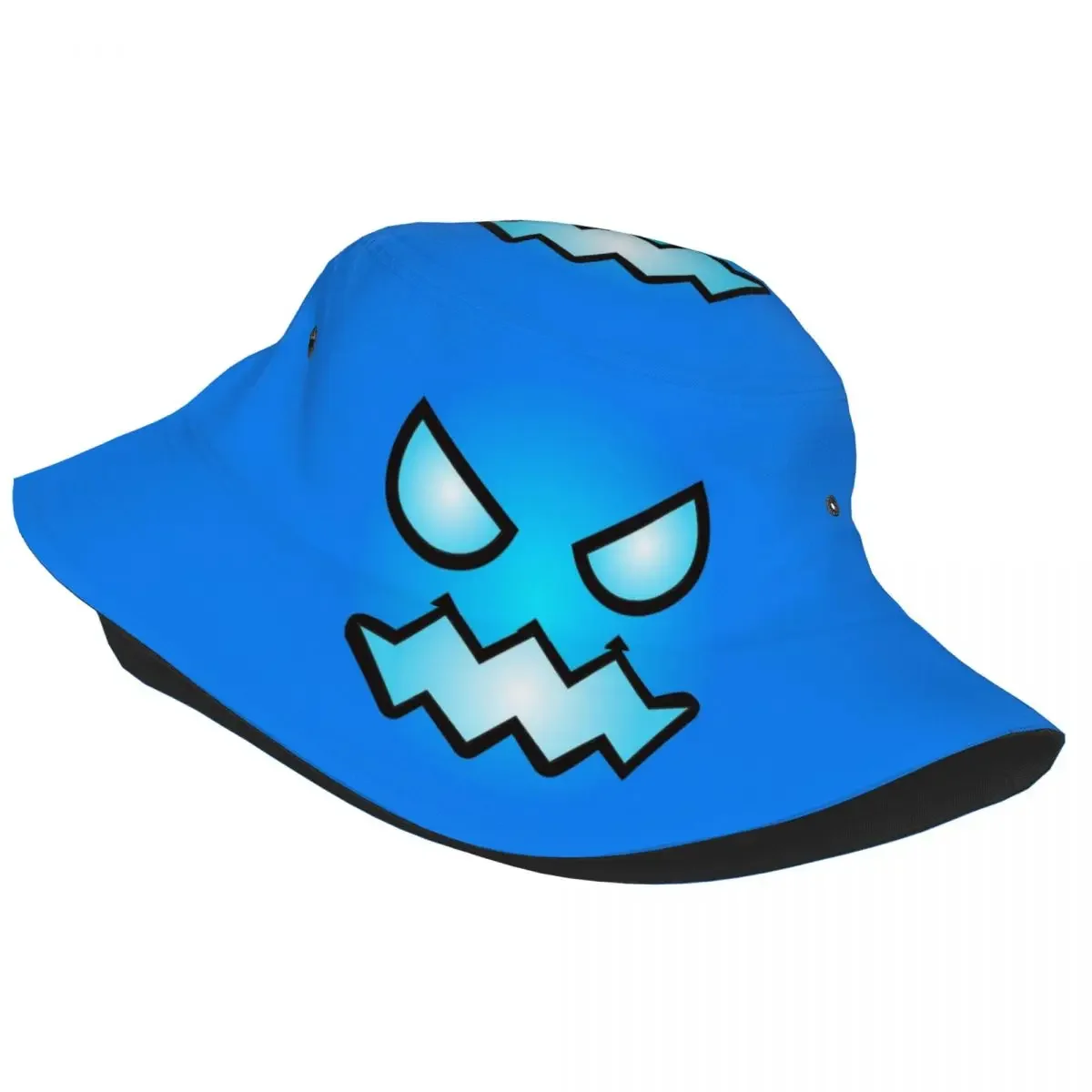 Geometric Dash Games Video Game Bucket Hats Vocation Getaway Headwear Stuff Geometry Dash Fishing Hats for Hiking Teen Bob