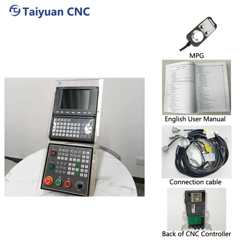 High Quality Cnc Lathe Controller 5 Axis CNC Machine Tool Lathe and Turning Center PLC+ATC Control Panel