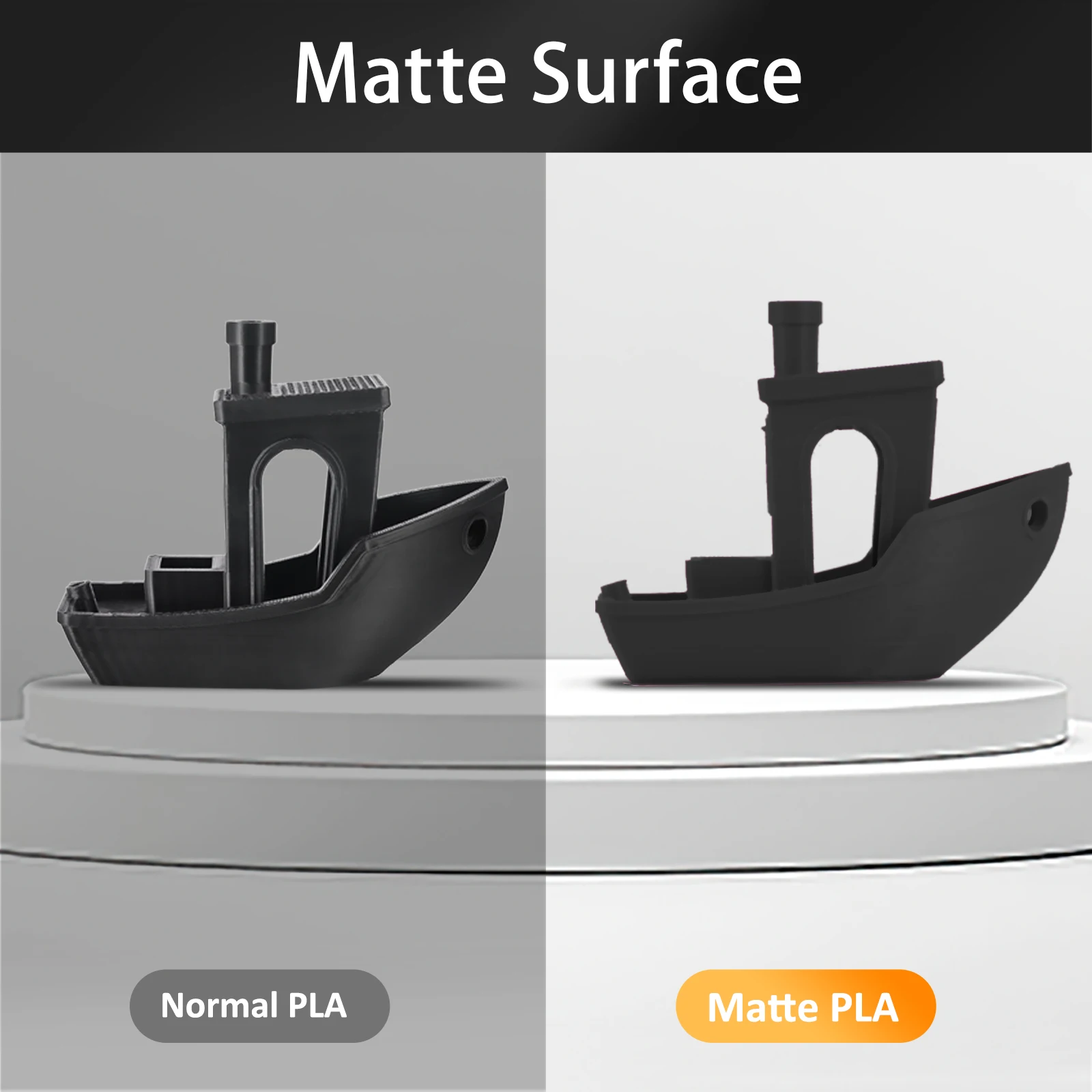 ERYONE 1KG Matte/HS-Matte PLA 3D Printer Filament 1.75mm, Premium Matte Finish Non-Glare, Smooth Surface High Quality 1kg Spool