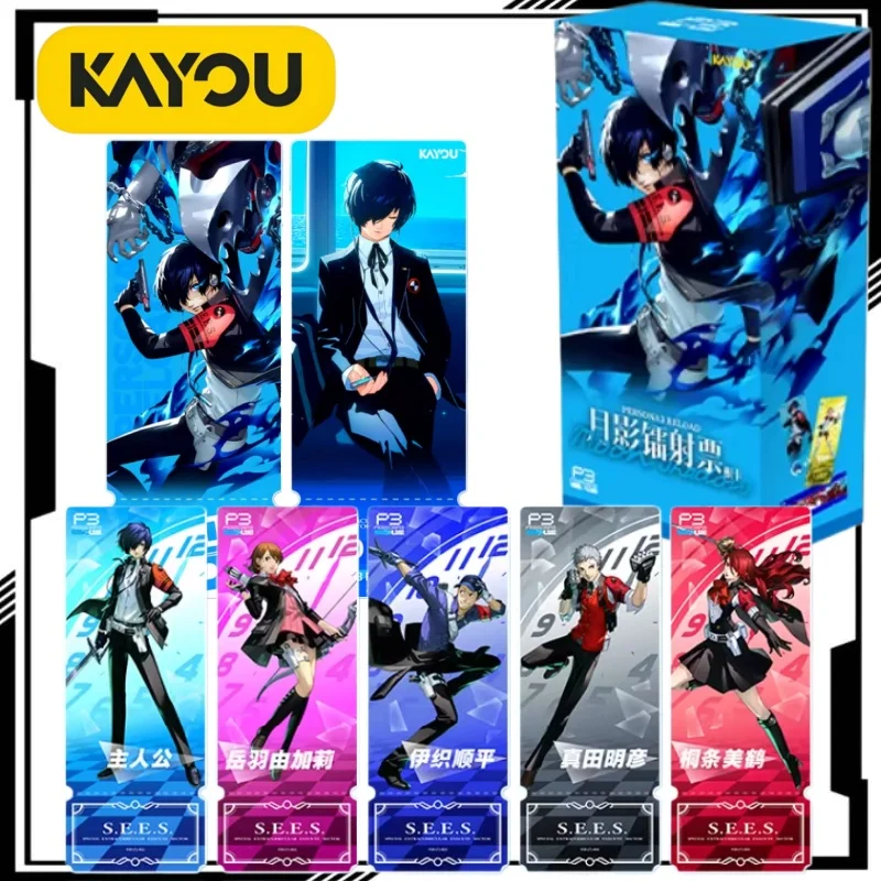 

KAYOU Official Persona 3 Laser Ticket Cartoon Joker Collectible Card Aegis Card Anime Merchandise Holiday Gift Trendy Toy