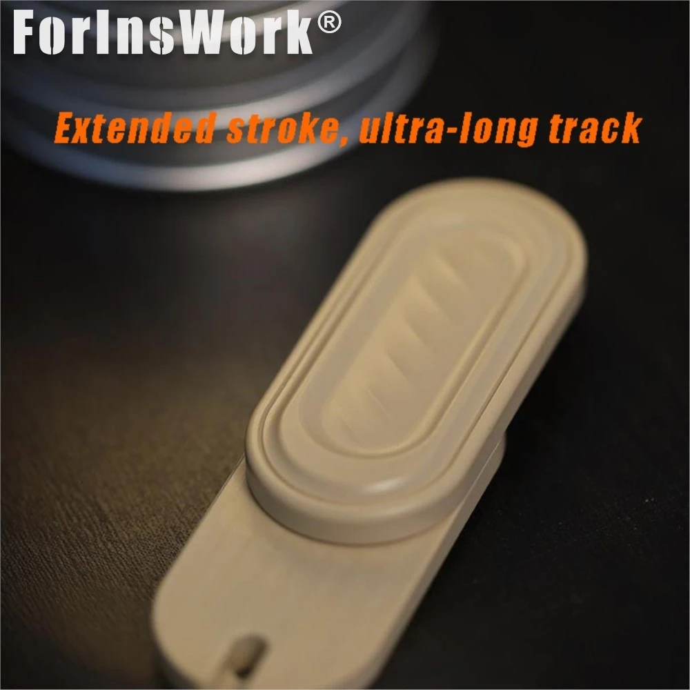 Gao Studio PEEK Richcions Vento forte Cursore a spinta lunga Fidget Toys Adulti Cursori in metallo Fidget Giocattolo antistress