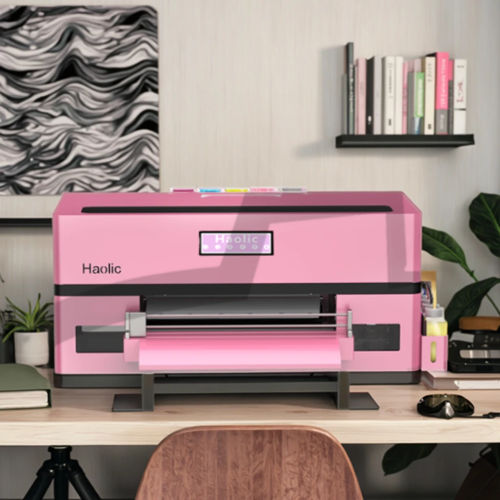 A3 DTF Pink Roll Printer Automatic T-Shirt Impresora Clothes Transfer XP600 New Condition Inkjet Printer For Beginners