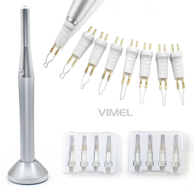 Double Rechargeable Dental Gutta Percha Obturation System with 8pcs Tips Gutta Gutter Percha Filling Appliance for Endodontics