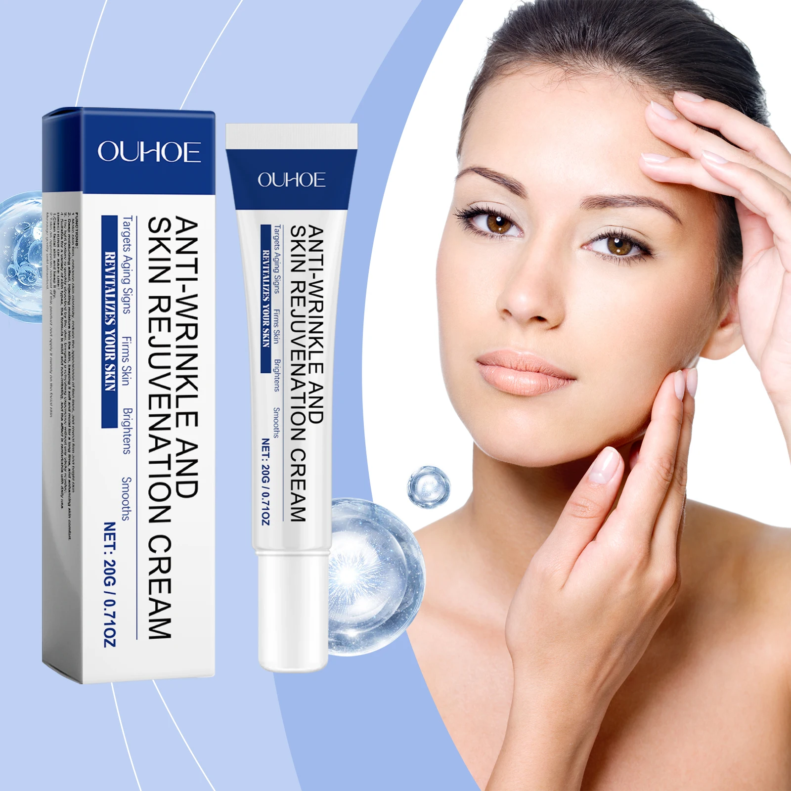 Facial Care Cream - Gentle Moisturizing, Brightening, Skin Elasticity Support