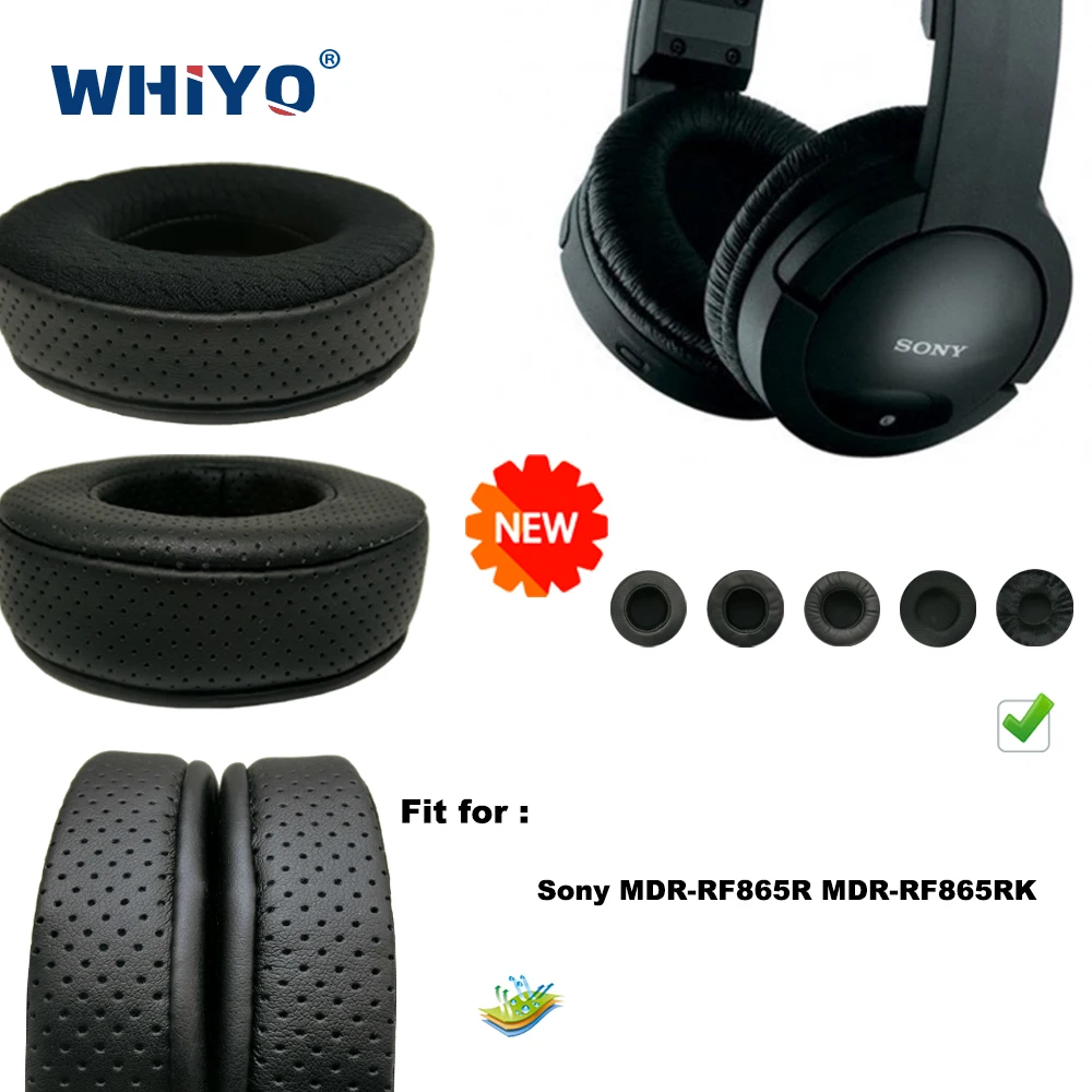 Replacement Ear Pads for Sony MDR-RF865R MDR-RF865RK MDRRF865R Headset Parts Leather Cushion Velvet Earmuff Headset Sleeve Cover