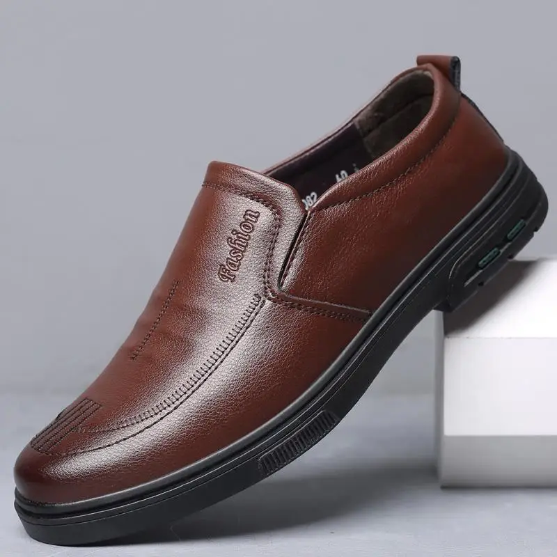 

Men'S Leather Shoes BanquetSoft Soled Casual Fashion Men'S Business Dress Shoes JZ-082