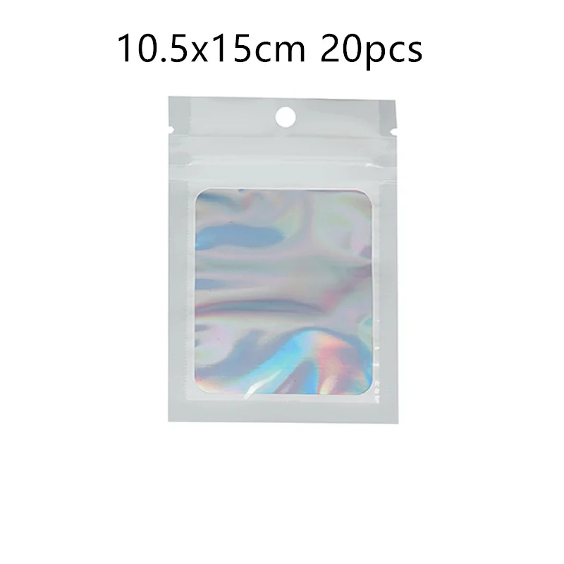 50 stks Kleurrijke Sterke Ritssluitingszakje Plastic Zelfsluitende Zakje Zip Ritssluiting Zakken Armbanden Ketting Ring Sieraden Verpakking