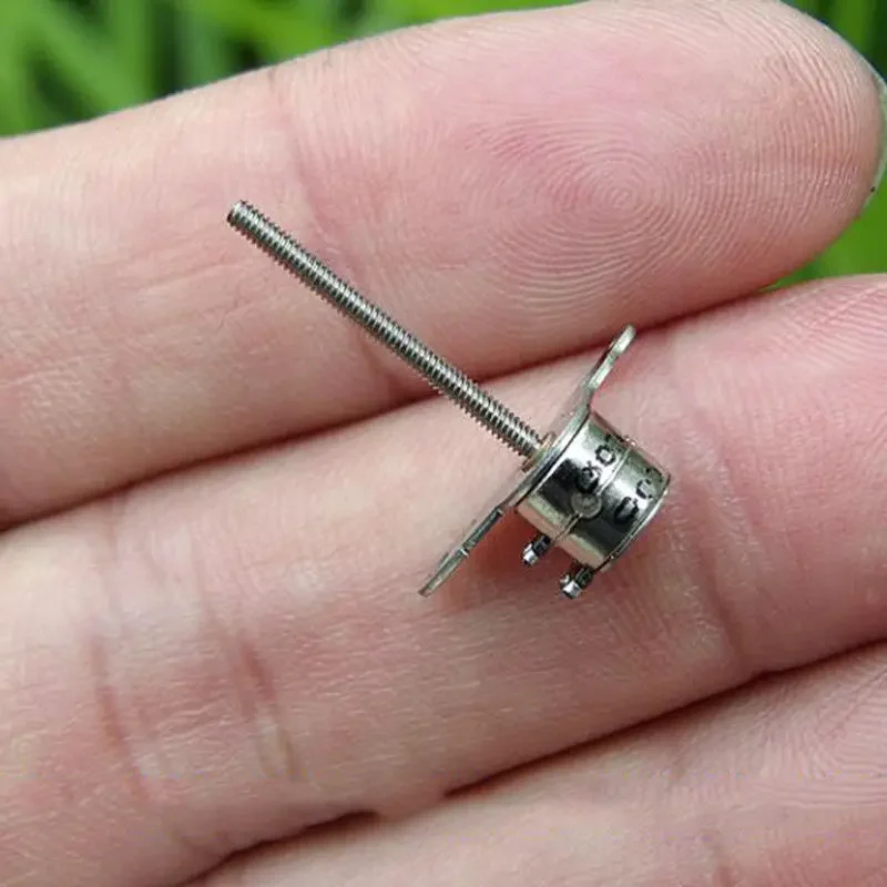 Nidec Mini 6mm Stepper Motor 2-phase 4-wire Stepping Motor 17mm Long Linear Screw Shaft  31.8 Ohms DIY Camera Lens Adjustment image 3