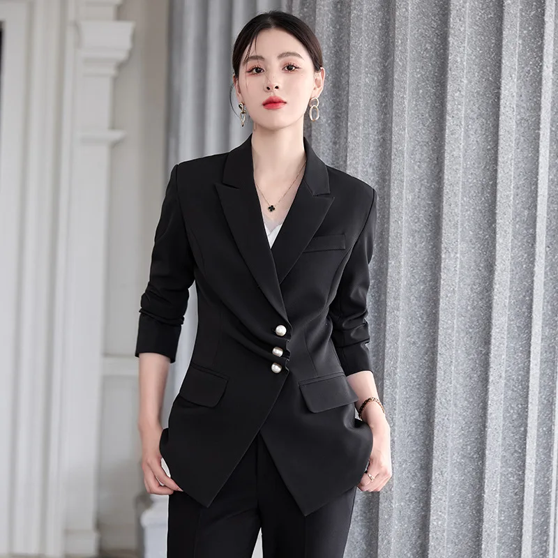 Business Suit Women's Autumn and Winter 2023 New Fashion Korean Style Lightly Mature Socialite Temperament Goddess Style Casual