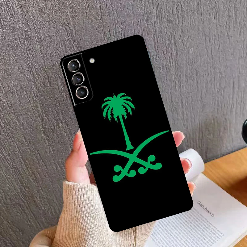 Kingdom of Saudi Arabia Flag Phone Case For Samsung Galaxy S25 Ultra S20 S21 S22 S23 S24 S9 S10 Plus S24 FE S25 FE Cover #4