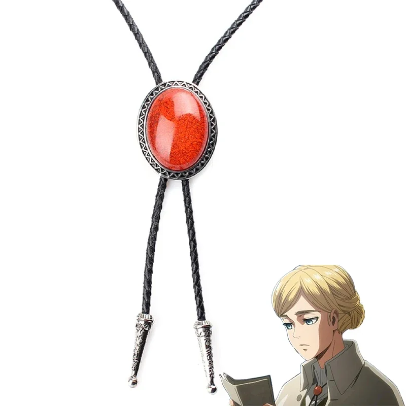 Queen Christa Lenz Leader Erwin Smith Cosplay Prop Pendant Bolo Tie Shingeki No Kyojin Historia Reiss Costume Props