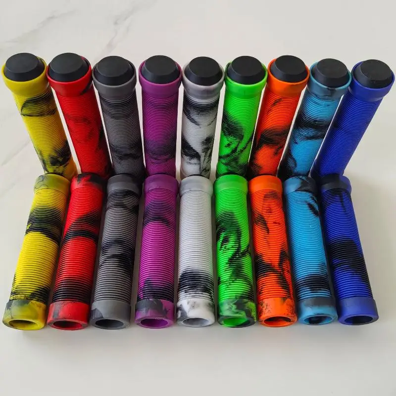 

1Pair TPR Rubber Ergonomic Comfortable Mountain Bike Handlebar Grips Anti-Skid Shock-Absorbing Bicycle Handlebar Cover