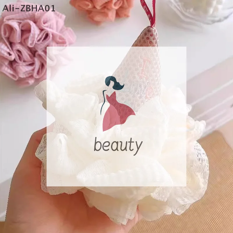 

Bathroom Men Women Bathing Accessories Bath Sponge Ice Cream Shape Exfoliating Loofah Body Scrubber Shower Cleaning Loofahs