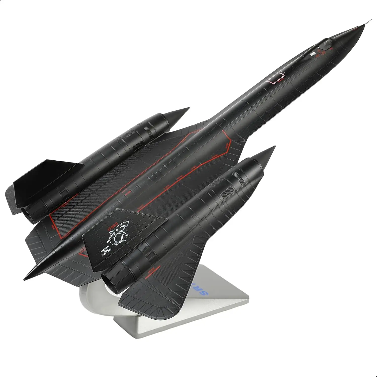 

1/72 SR-71A Blackbird Metal Model High-Altitude Reconnaissance Aircraft Military Diecast Plane Model for Collection or Gift