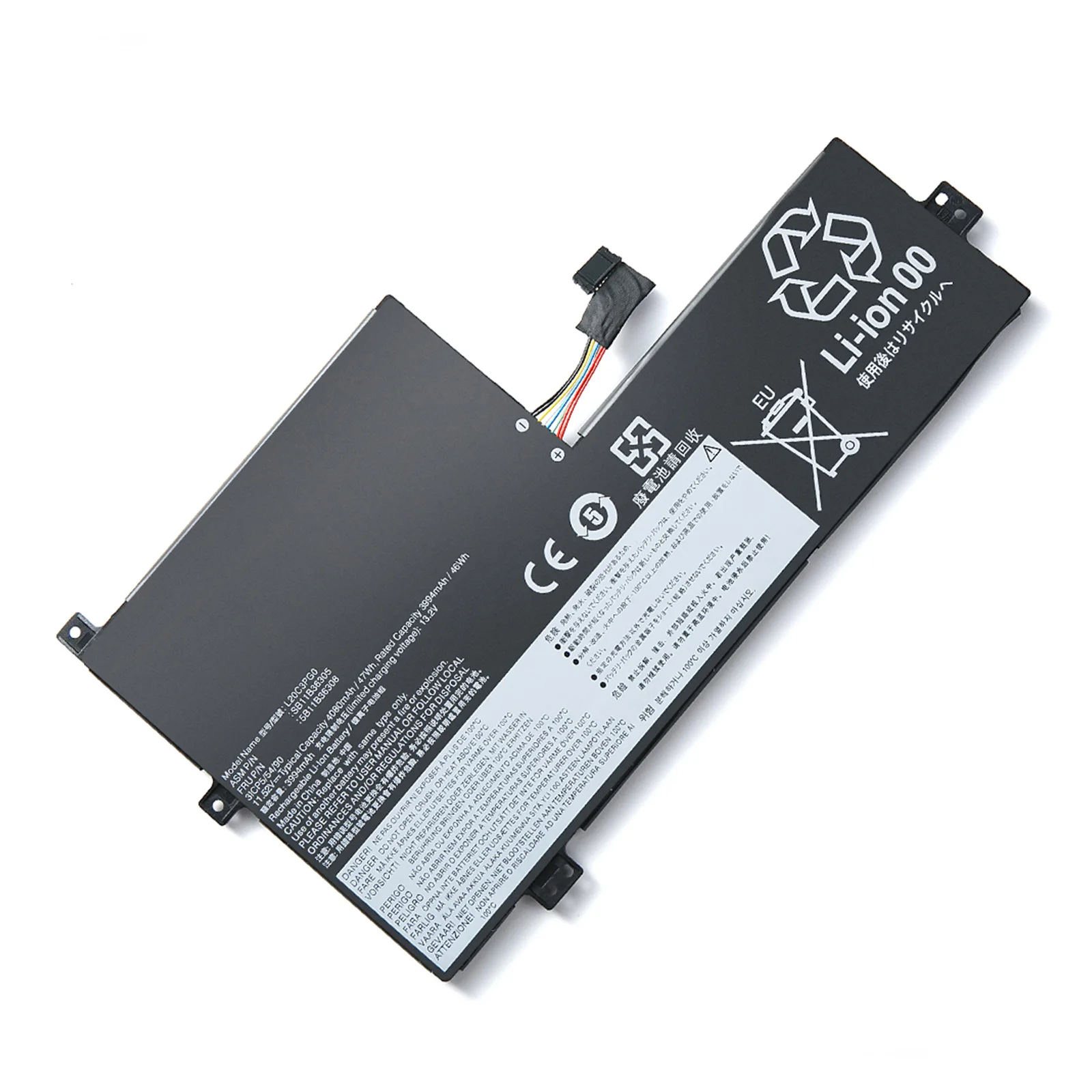 BVBH nuova batteria per Laptop L20C3PG0 11.52V 47Wh L20D3PG2 per Lenovo 100E 300E 500E Chromebook GEN 3 FLEX 3 CHROME 11 m836