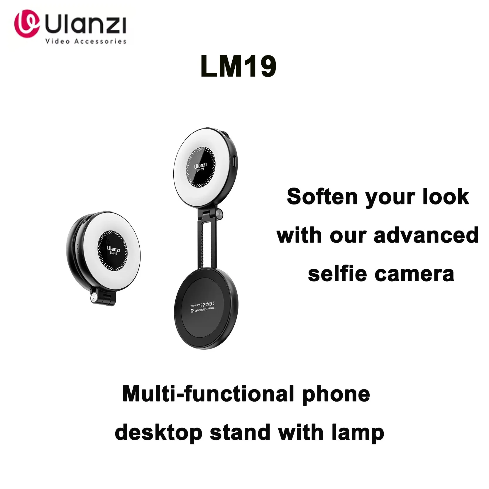 

Оригинальный Ulanzi LM19 Magsafe магнитный светильник в виде панды, тройной цветной светильник для фотосъемки мобильных телефонов, прямая трансляция