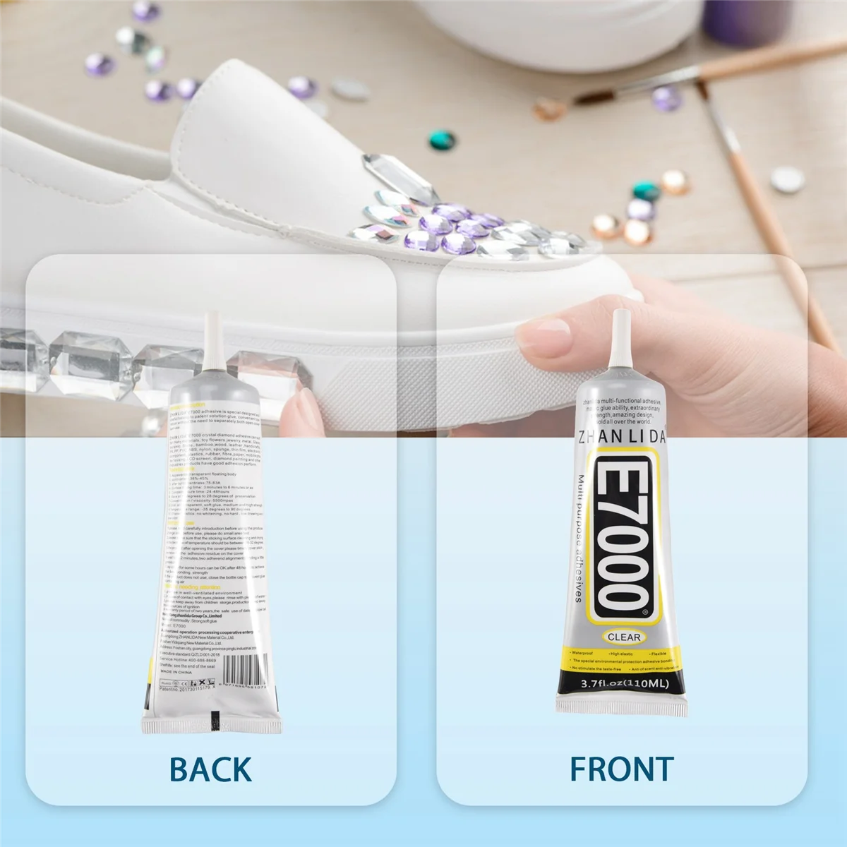 

клей Корпус телефона электронный пластик металл E7000 ремесла ювелирный клей 110мл