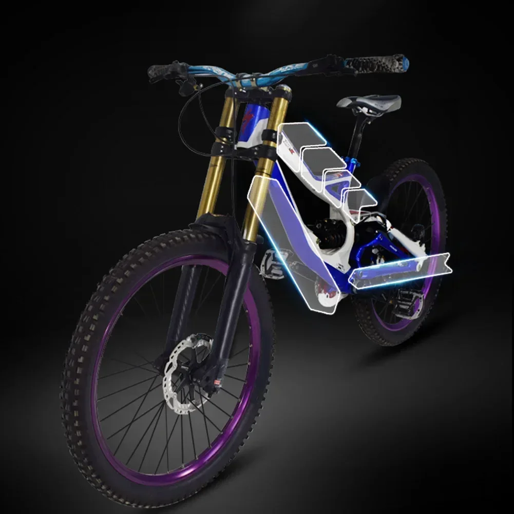 Bicycle Mountain Bike Frame Protection Film Anti-scratch Stickers Transparent Scratch-Resistant Protector Mtb Parts