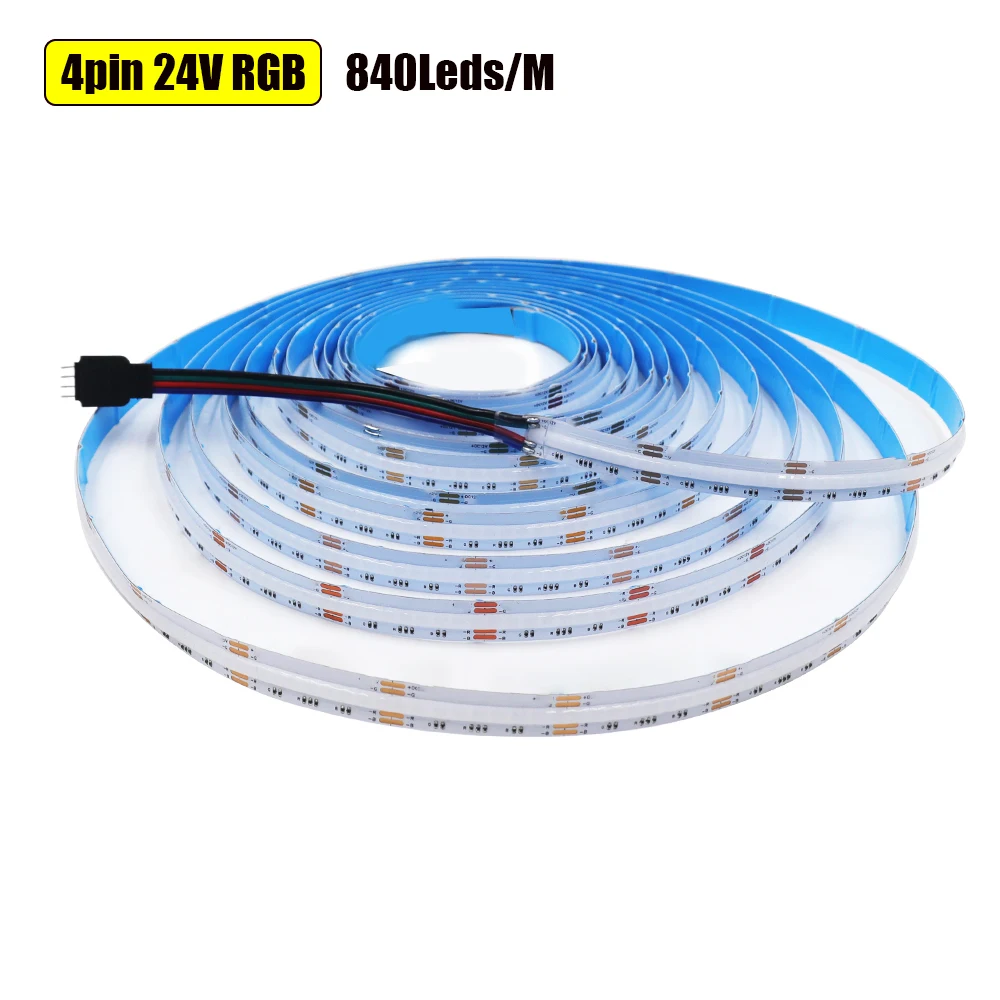 HEGEHE COB LED Strip RGB 12V 6
