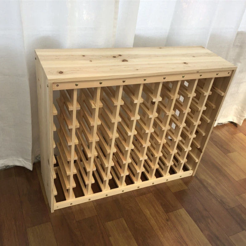 Display Wooden Wine Rack Bar Organizer Luxury Vintage Wine Holders Cellar Holder Kitchen Accessories Shelves Home Furnitures