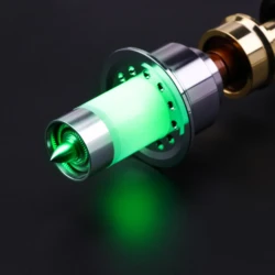 Empuñadura de sable láser para duelos, enchufe de hoja láser de 1 pulgada, Premium RGB, accesorios de Metal