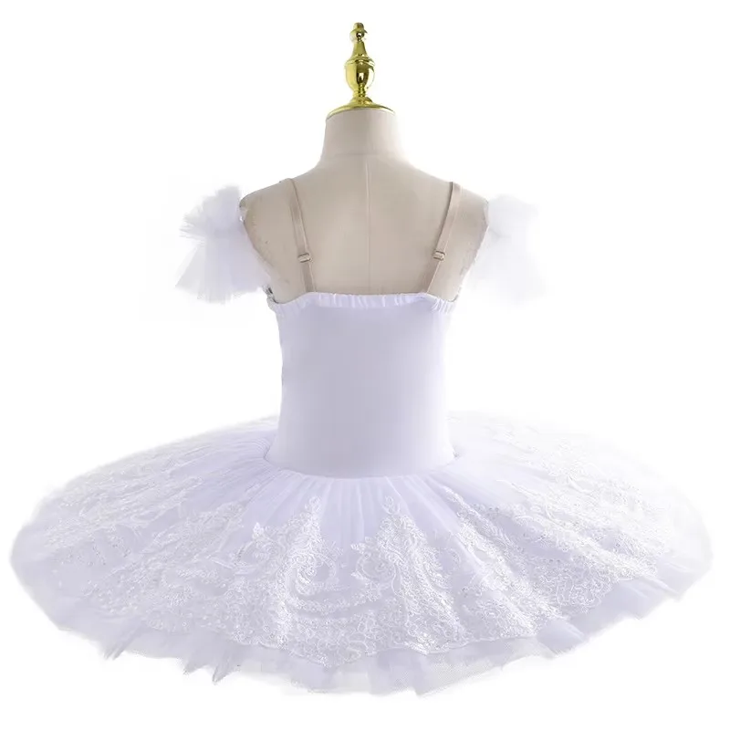 Tutù di balletto professionale per bambini Tutu di balletto del Lago dei cigni bianco viola Costume per bambini Vestito da balletto Costumi per spettacoli di danza delle donne