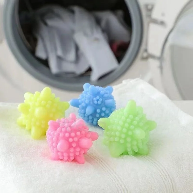 PVC Decontaminate Laundries Ball Magic Cleaning Clothing Balls Starfish Shape Solid Clean Ball Household Laundry Products BH6454