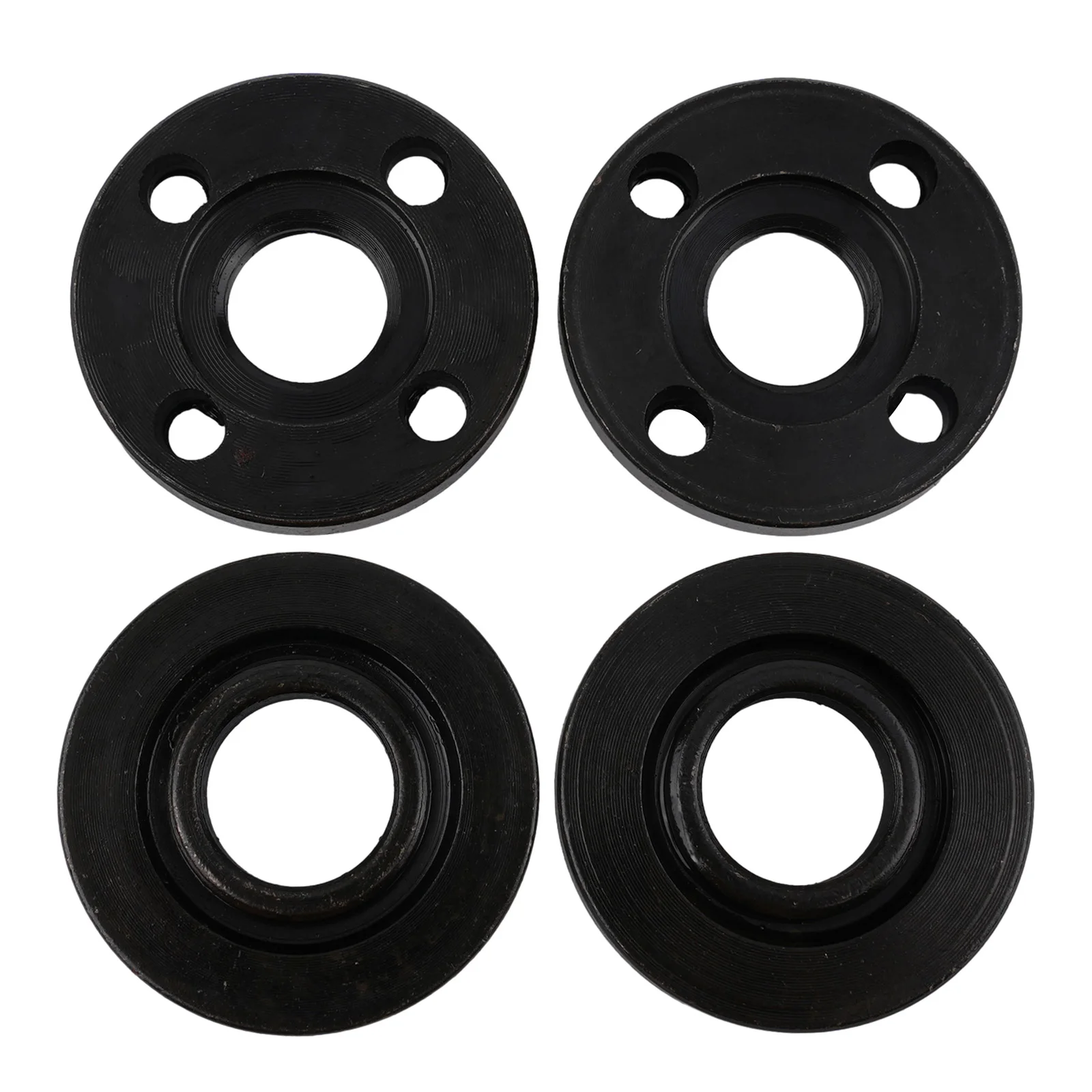 Power Tools Flange Nut Platen Workshop Equipment Angle Grinder Black Inner Outer Lock Set Steel 224399-1 5/8-11