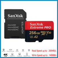 SanDisk Extreme Pro Micro SD Card Memory Card 32GB 64GB 128GB 256GB 512GB SDXC TF for Steam Deck Switch Ally Drone Camera