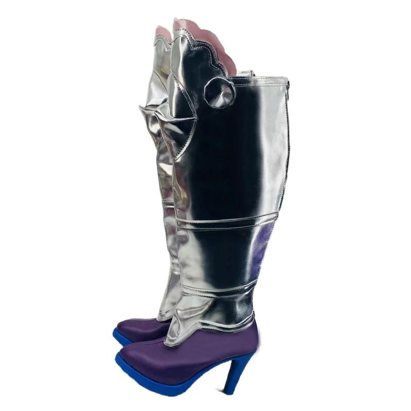 Chaussures de Cosplay Anime Date A Live Mukuro Hoshimiya, bottes longues au dessus du genou pour fête d'halloween, Comicon, pour adultes, femmes et hommes