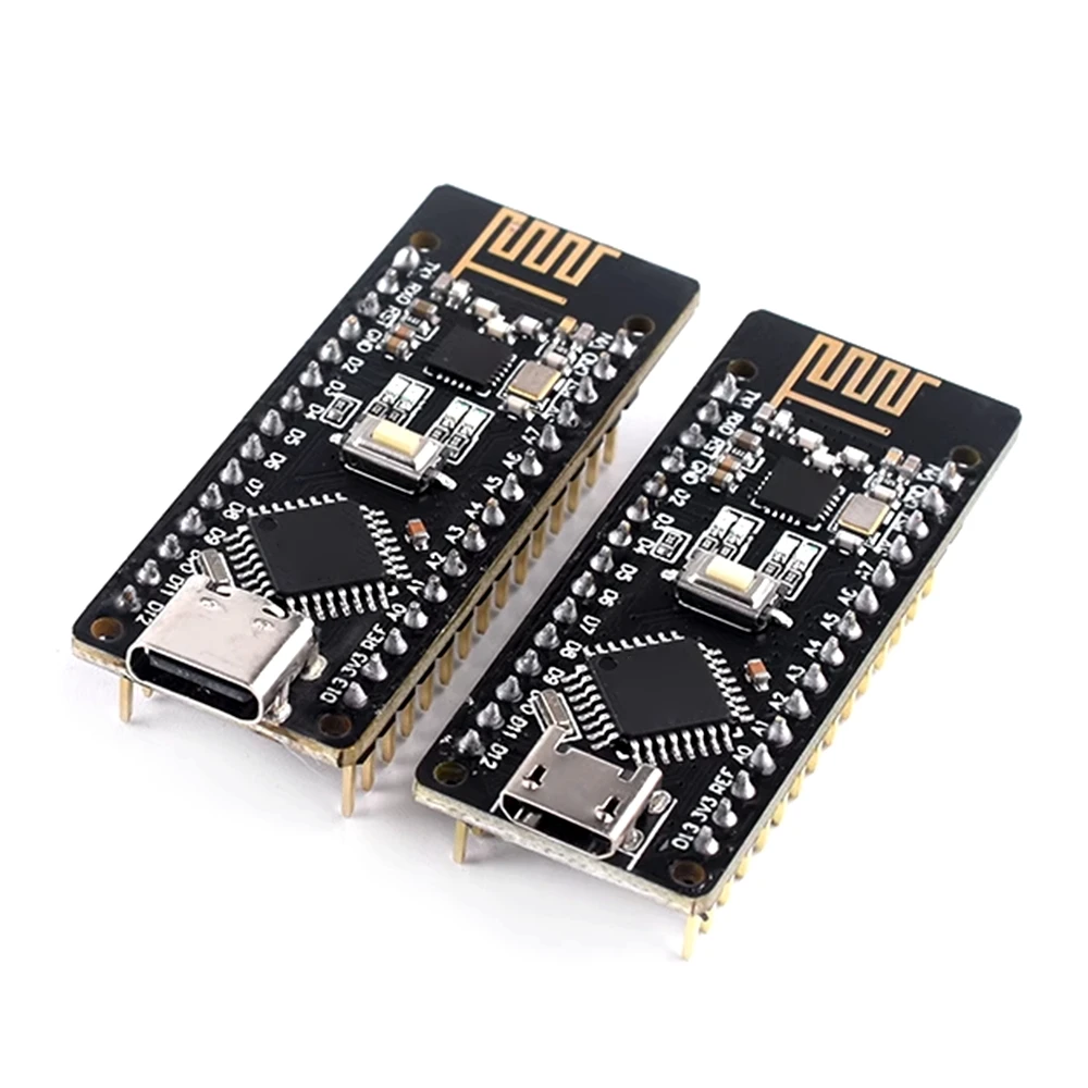 Type C Micro USB RF-Nano is compatible with ATMEGA328P Nano V3.0 QFN32 16M CH340 Integrate NRF24L01 wireless module