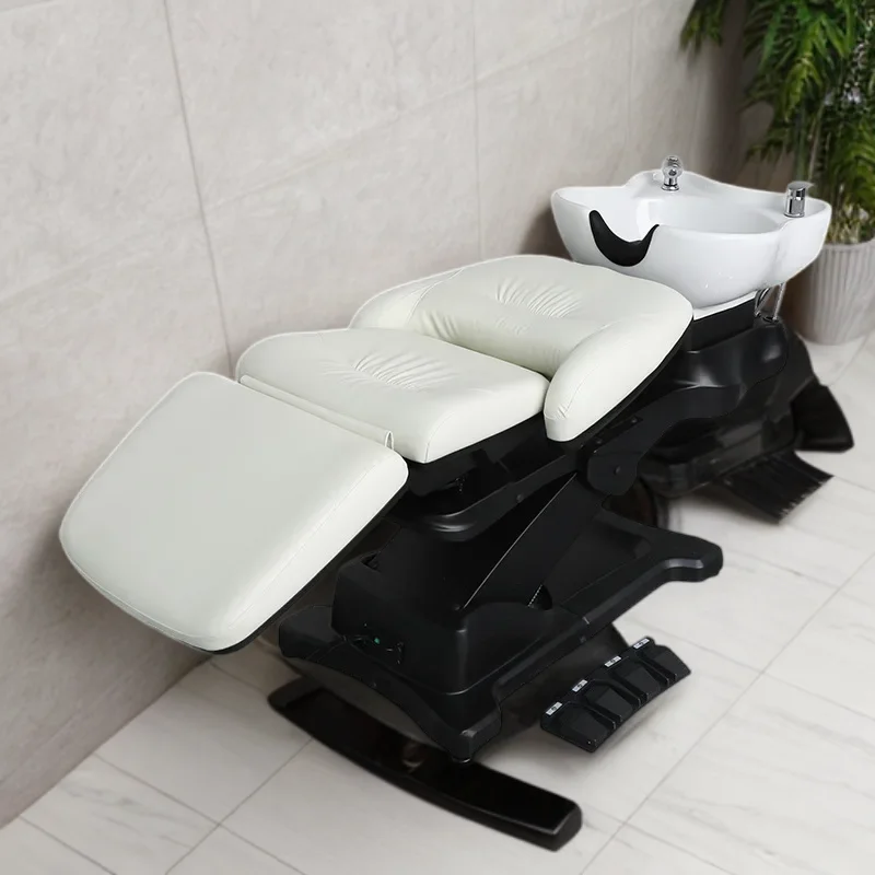 Headspa Bed Armchairs Beauty Salon Chairs Aesthetics Cosmetic Hairdressing Seats Shampoo Wash Capilar Japones Hair Washbasins