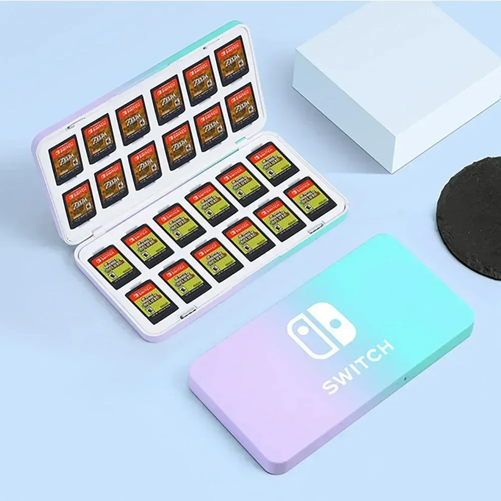 Switch Card Holder for Nintendo Switch Chip Storage Box Cover Game Case for Nintendo Switch Oled Cartridge Box 24 in 1 image 5