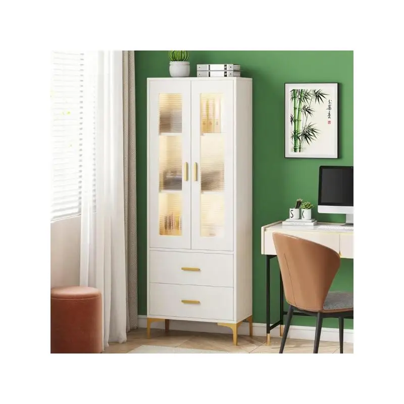 Storage Cabinet with Shelves for Books and Organizational Needs