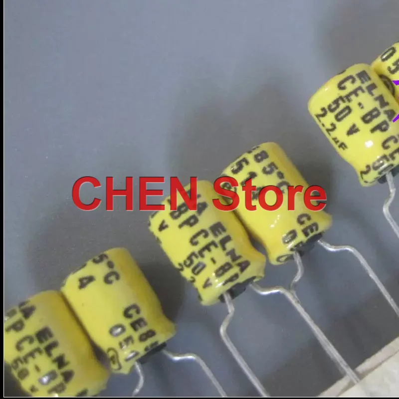 50PCS/lot original ELNA CE-BP 50V2.2UF 5X7MM 85C 2.2UF 50V electrolytic capacitor free shipping