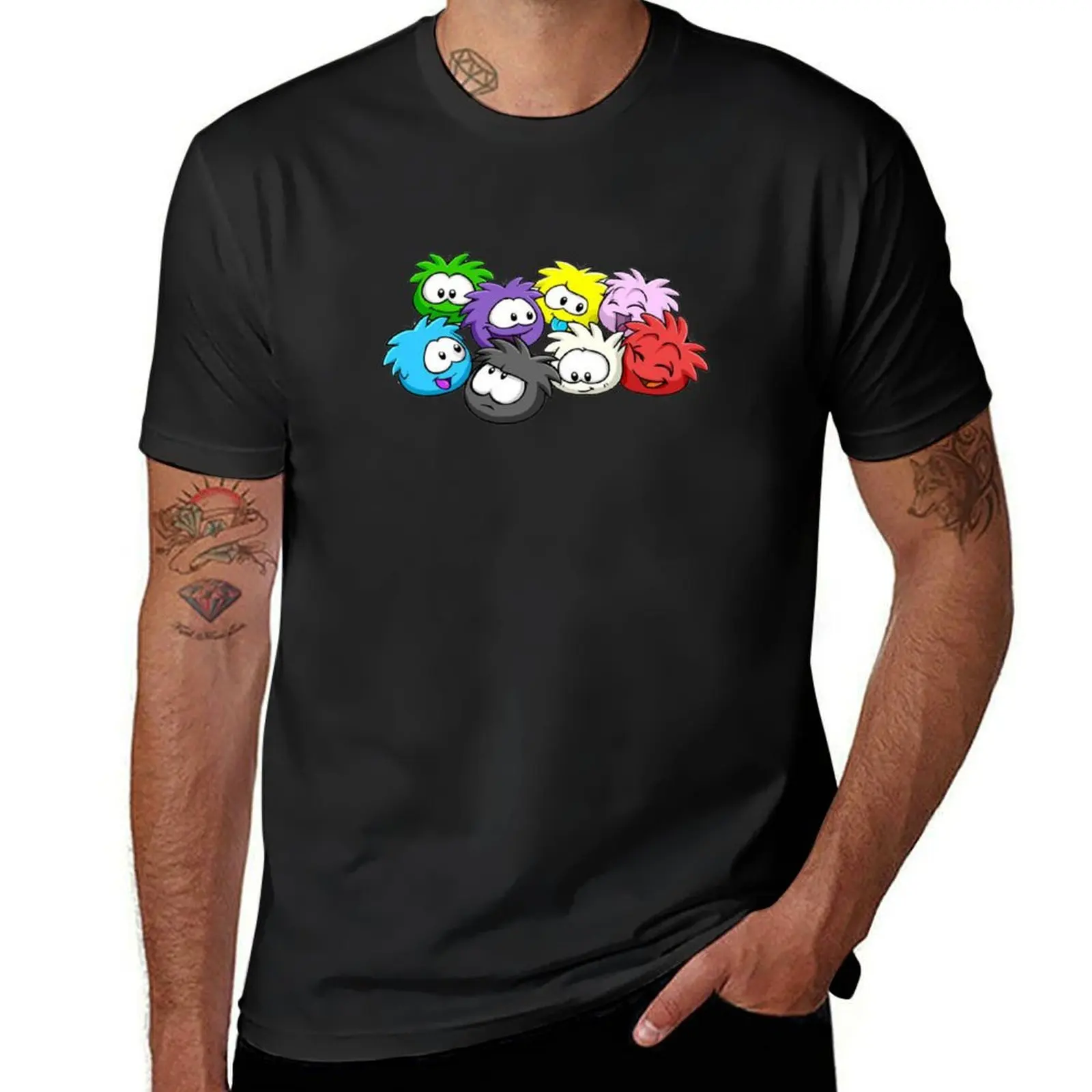 Club Penguin Puffles T-Shirt animal prinfor boys aesthetic clothes new edition fruit of the loom mens t shirts