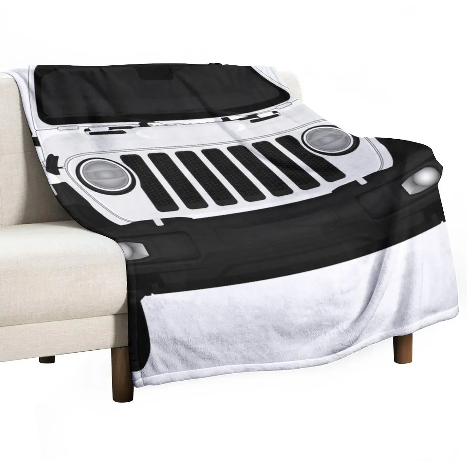 

WRANGL WHITE Throw Blanket warm winter Blankets For Bed Summer Beddings Picnic Blankets