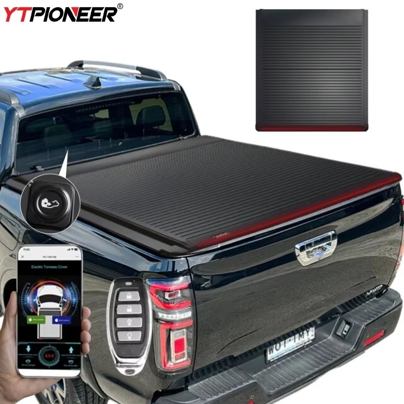 2022 2025 Gwm For Great Wall Poer Cannon Ute Retractable Clip On Tub Tonneau Cover Electric Roller Shutter Truck Bed Cover