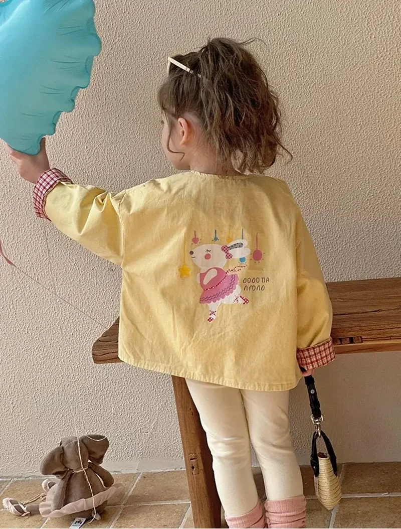 

Baby Girl's Western-Style Korean Version Casual Loose Coat Spring Autumn 2026 New Style Children's Jacket